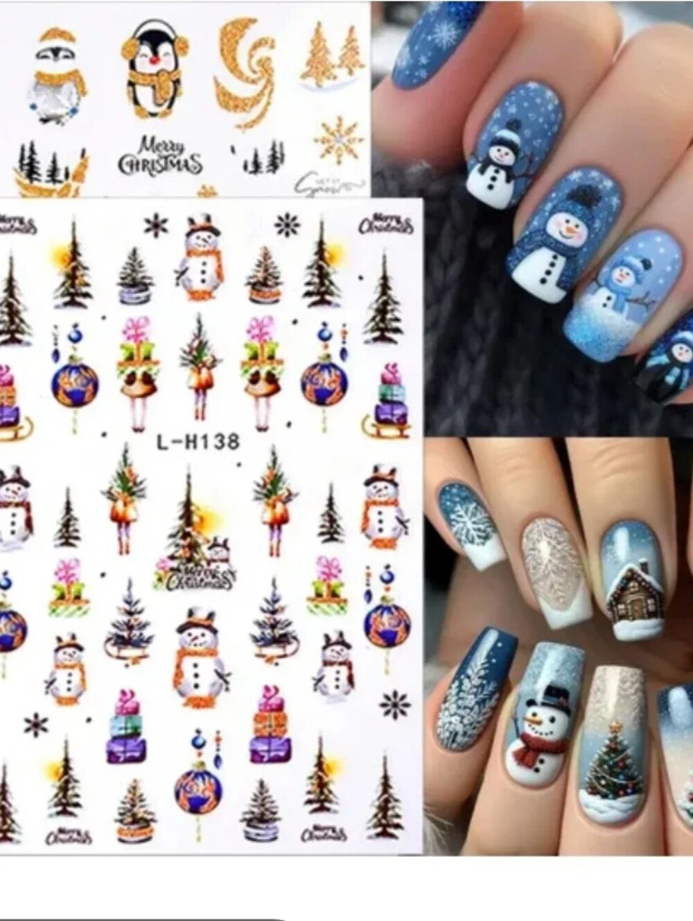 Trendy Self Adhesive Nails Art Transfer Sticker